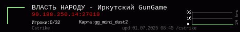 [Иркутск] [ВЛАСТЬ НАРОДУ |||||| Gungame]